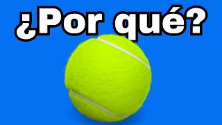 ¿Por qué las pelotas de tenis tienen pelitos?