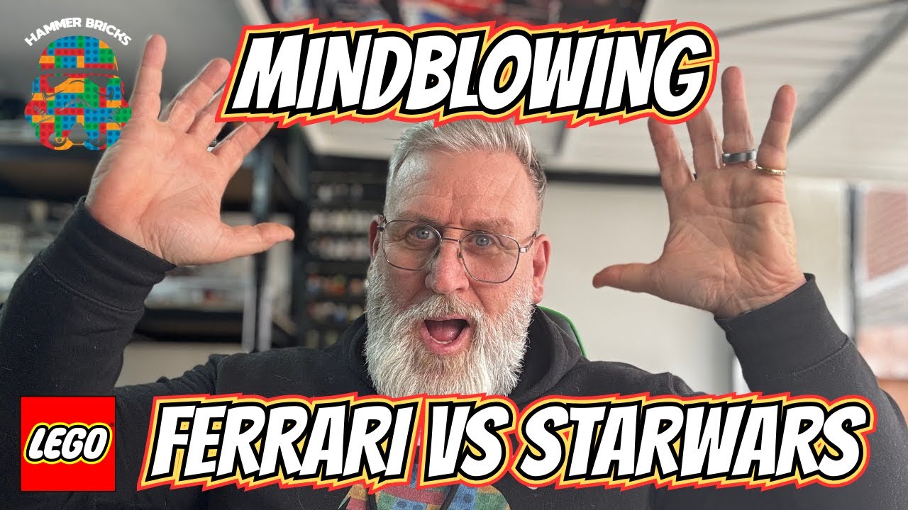 LEGO Speed Champions Ferrari To X-Wing Conversion ! EPIC Rebuild