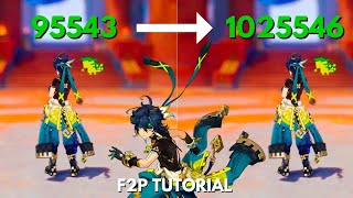 C0 Kinich 1 Million Dmg F2P Nuke Tutorial Genshin Impact