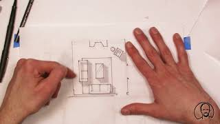 Working with shadows on a floor plan