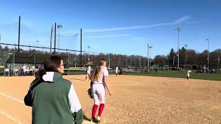Montville s Lauren Kideckel with a double in the game against Morris Hills on April 17 2025
