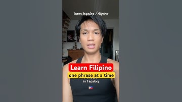 learn tagalog one phrase at a time #learningtagalog #filipinoingermany #pinoygerman #tagaloglanguage