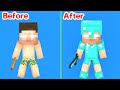 Monster School : Baby Herobrine Before and After - Minecraft Animation