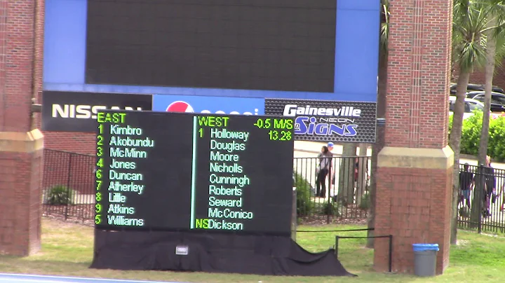 2019 Florida Relays   110m Hurdles Jaylan McConico...