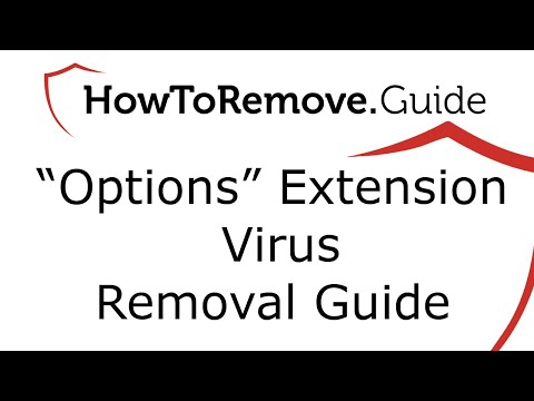 “Options” Extension Virus Removal