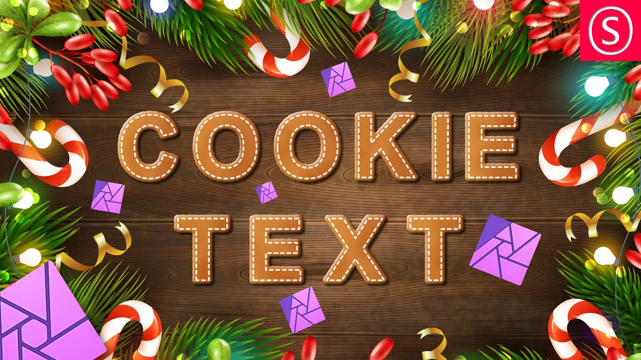 Custom Cookie Font Effect – in Affinity Photo – Beginner Tutorial Custom Cookie Font Effect – in Affinity Photo – Beginner Tutorial