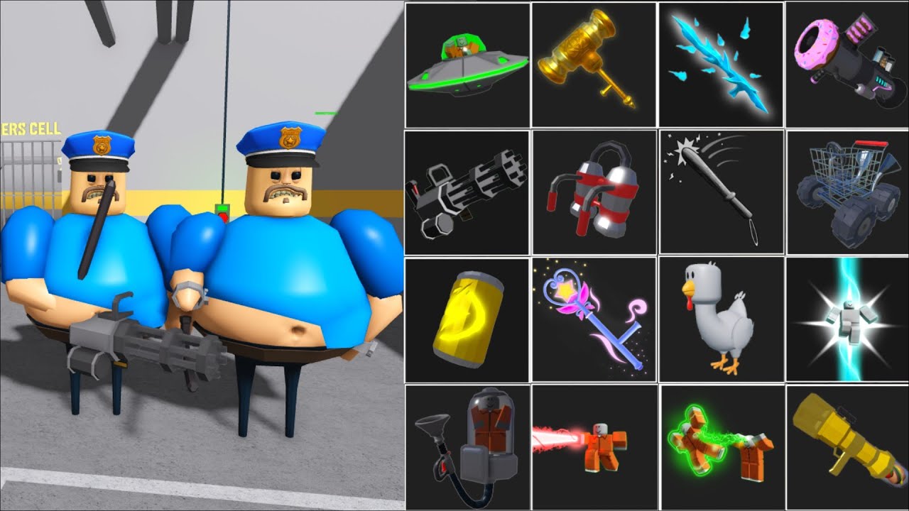 BARRY PRISON RUN OBBY New Item Roblox