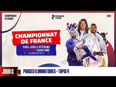 Jour 2 - Tapis 4 Phases Éliminatoires : Championnat de France Para Judo & Vétérans 2026