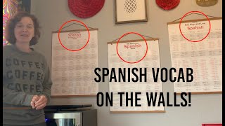 ★★★★★ Spanish Learning Vocab Posters (Verbs & Nouns) for Classrooms, School Decorations ★★★★★ Spanish Learning Vocab Posters (Verbs & Nouns) for Classrooms, School Decorations