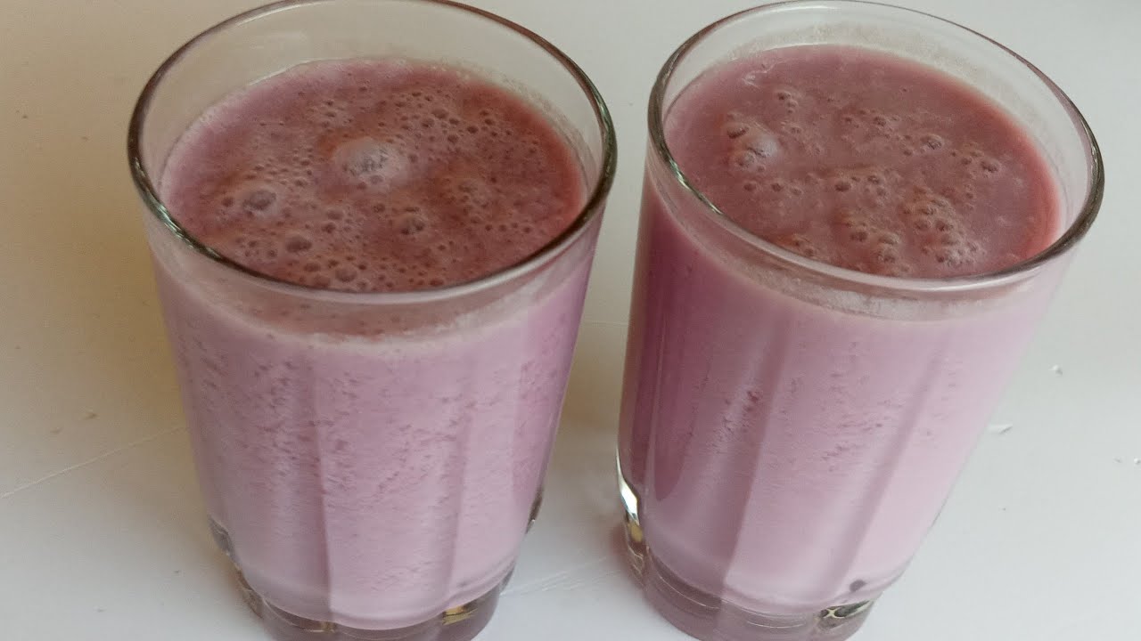 Grape milkshake/Homemade grape milkshake recipe /Summer drink YouTube