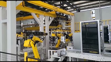 lightweight concrete automatic networking workstation for AAC ALC panel steel-mesh hanging system