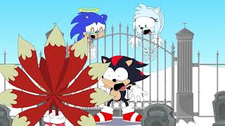 9 tails red vs shadow the hedgehog