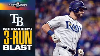 Rays' Kevin Kiermaier opens up ALDS Game 3 with HUGE 3-run shot vs. Astros! | ALDS Highlights