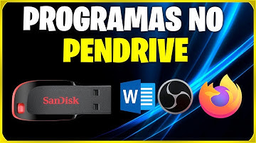 🔥COMO INSTALAR PROGRAMAS de PC no Pendrive Modo fácil