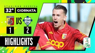 Catanzaro vs Como 1-2 | Vittoria pesantissima del Como al Ceravolo | HIGHLIGHTS SERIE BKT 2023-2024