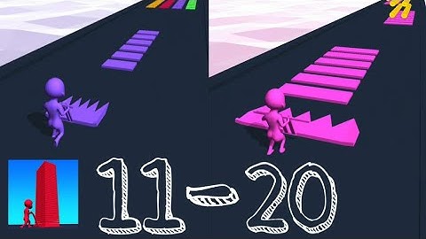 Stack Colors | Level 11-20 | No improvements | Gameplay Walkthrough