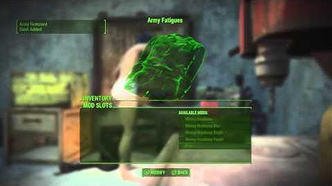 Fallout 4 Glitch - Remove any item(s)