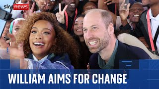 Prince William aiming for change with Earthshot Prize