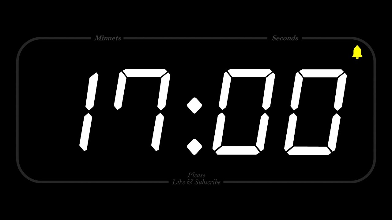 17 MINUTE - TIMER & HD COUNTDOWN - YouTube