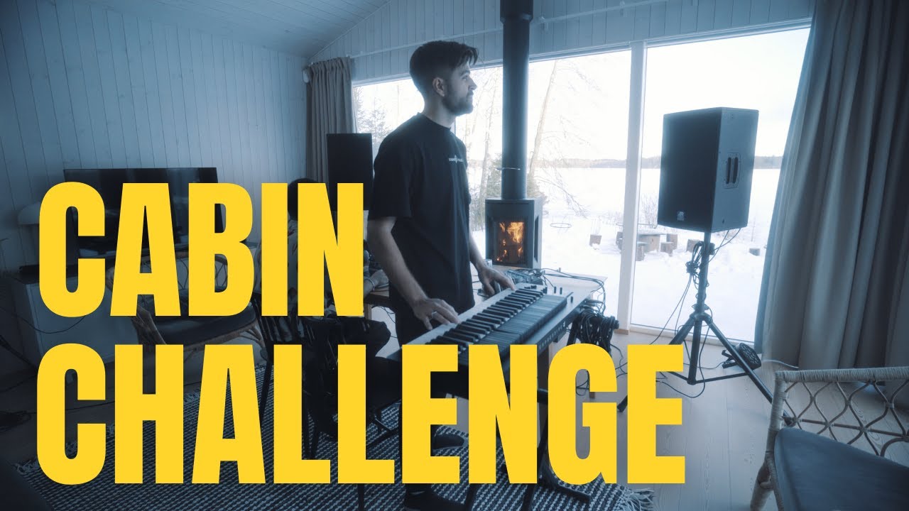 A Day in the Life of a Finnish Techno DJ/Producer | Cabin challenge 🌲🎧