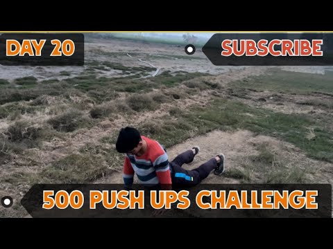 DAY 20 | 500 Push ups Challenge for 30 Days ||#challenge #fitness # ...