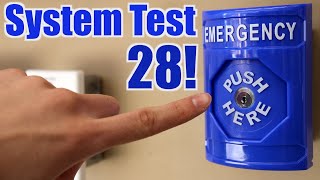 ADT Fire Alarm System Test 28 | NEW STI Push Station & Exceeders!