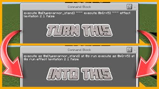 How to turn your Old Execute Command into New Execute Command
