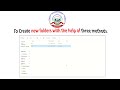 How to create new folders with the help of three methods#viral#education#viralvideo