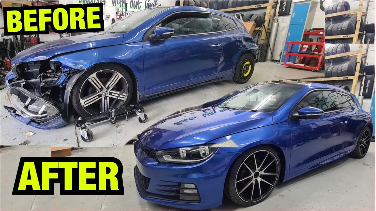 My Damaged VW Scirocco is repaired. YouTube