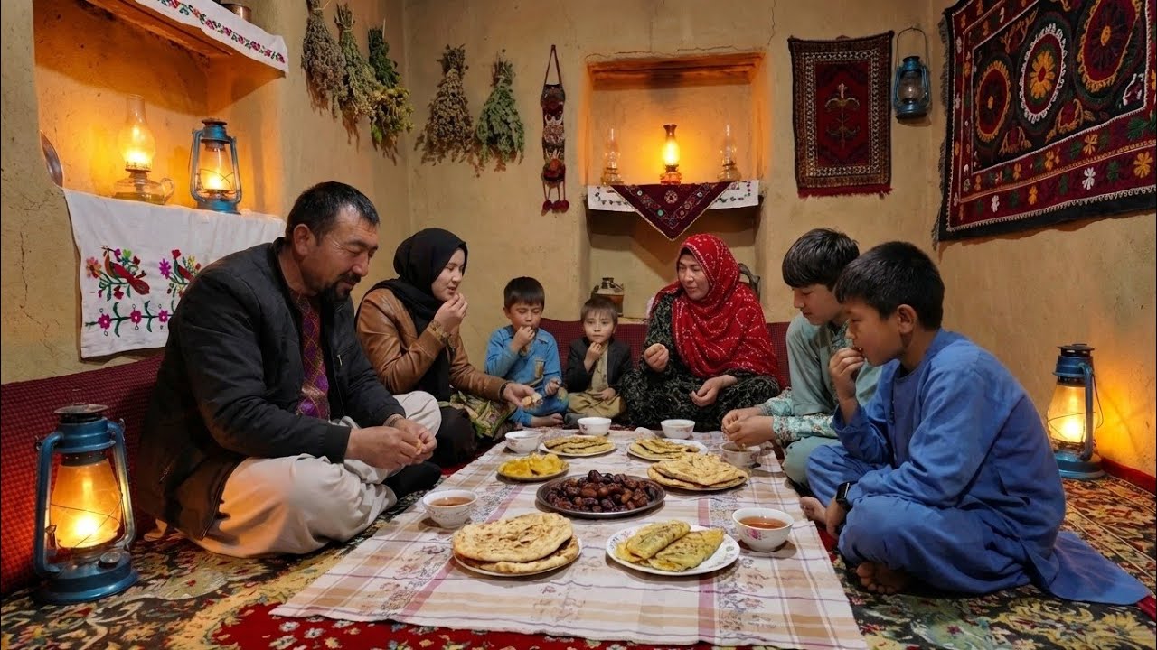 آشپزی مادر سهیلا برای افطاری 😍🥰با جمع خانواده شب افطاری امسال 🥰😋