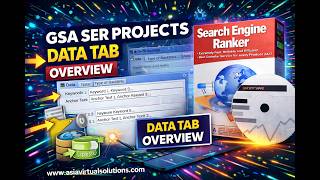 GSA SER Projects - Data Tab Overview