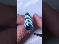 Layered Blue-Green Aurora Cat-Eye Nails#rarjsm #rarjsmnails #cateyenails #magneticnails