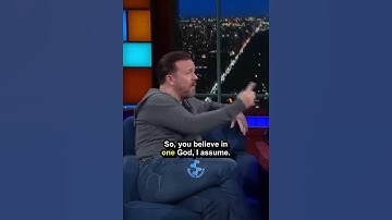 Ricky Gervais On Religion [Stephen Colbert, 2017] {Full video Link in Description}