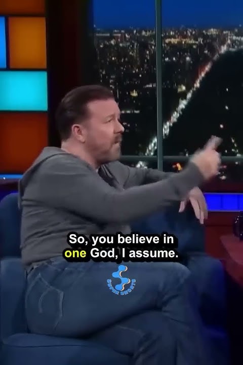 Ricky Gervais On Religion [Stephen Colbert, 2017] {Full video Link in