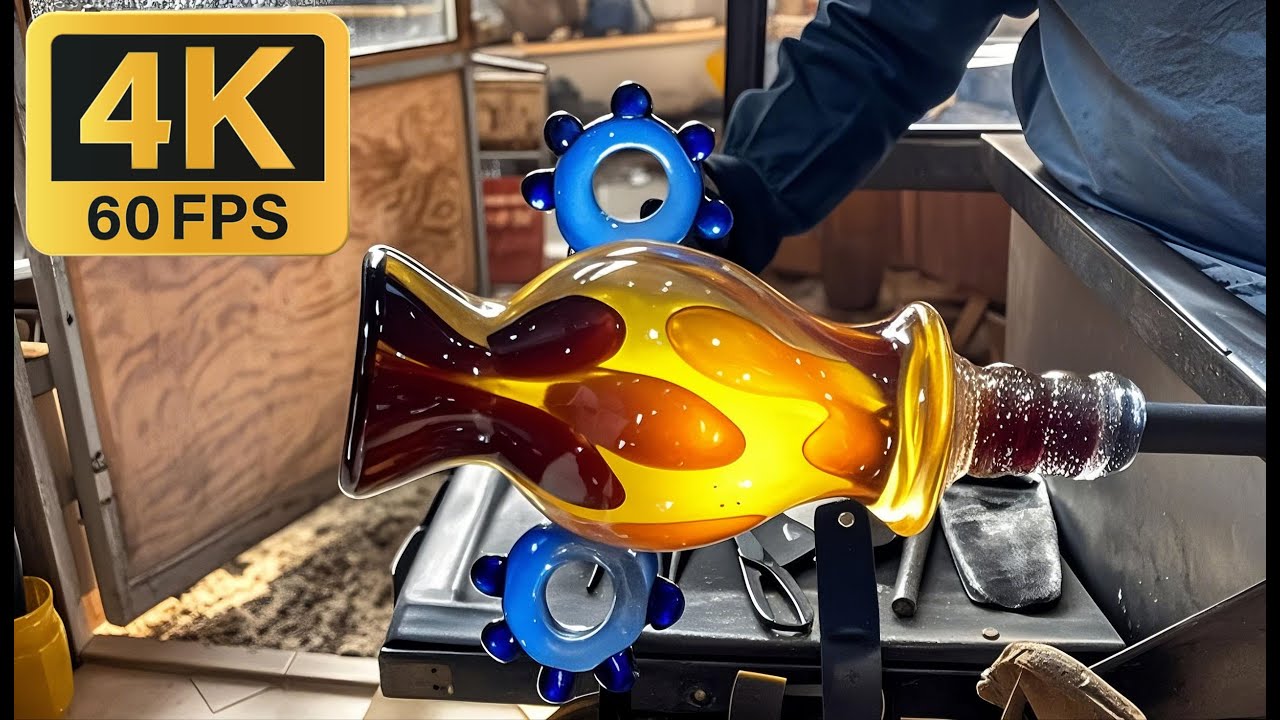 GLASSMAKING LIKE YOU’VE NEVER SEEN – THIS VASE IS A WORK OF ART!