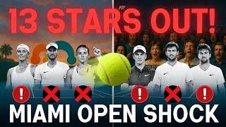 MASSIVE MIAMI OPEN WITHDRAWALS: 13 PLAYERS OUT INCLUDING 5 TOP 10 WTA STARS screenshot 5