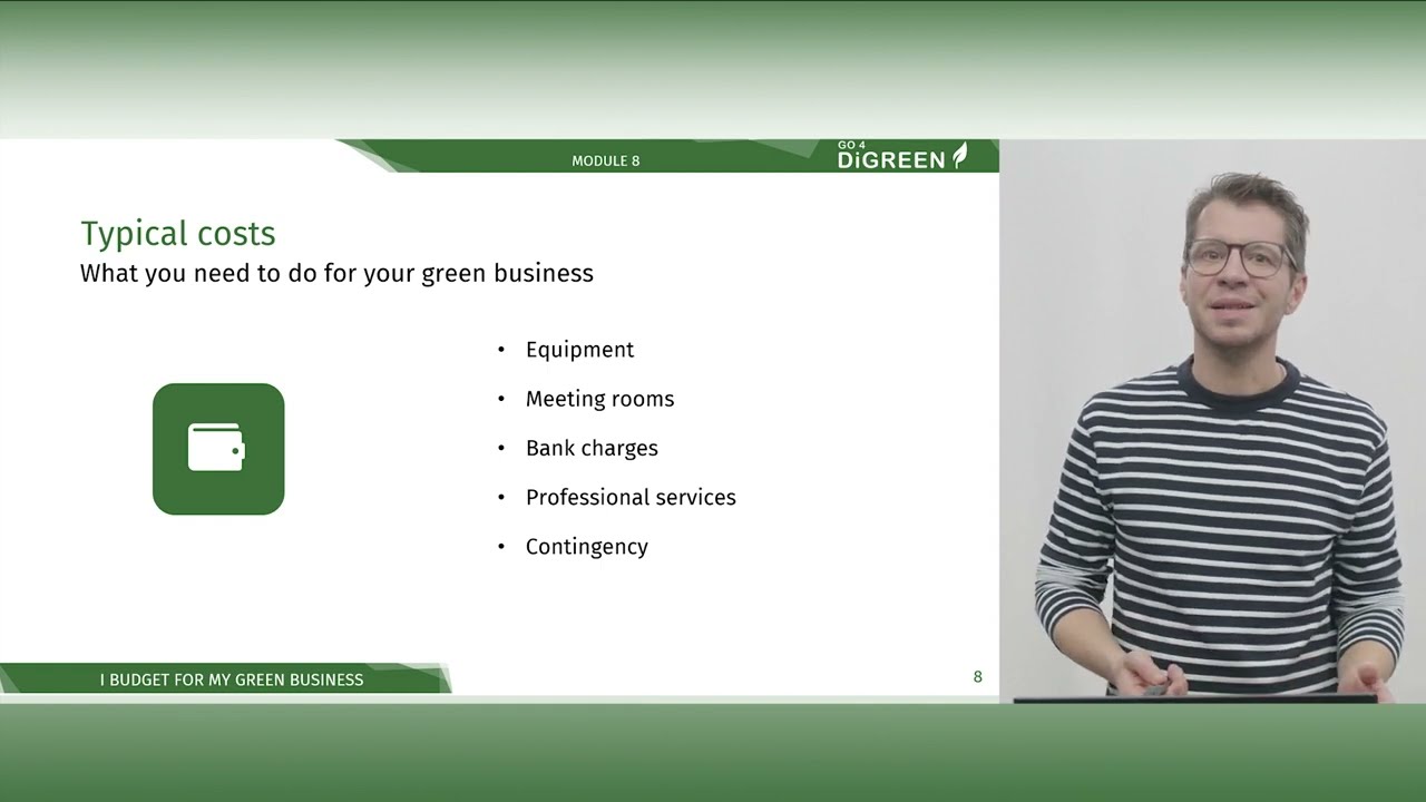 Module 08 (EN) - I budget for my green business