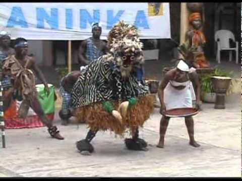 African Mask Dance GLAH OF COTE D'IVOIRE by AANINKA - YouTube