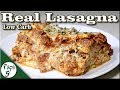 Low carb homemade lasagna with real egg noodles  keto lasagna