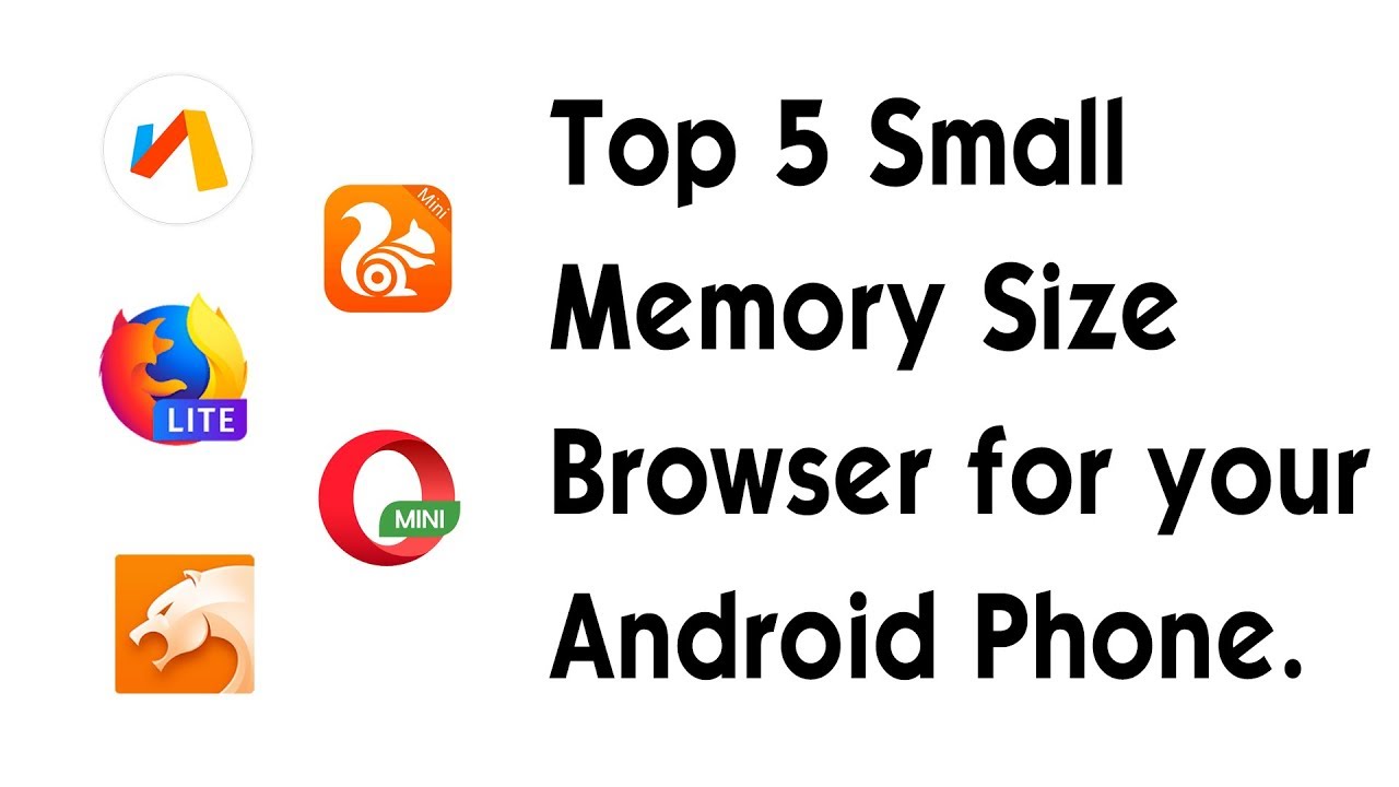 Top 5 Small  Memory Size  Browser for your  Android Phone | Geek Gokul - Tamil
