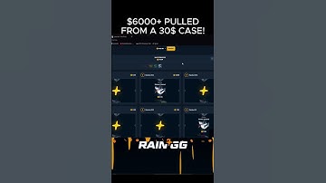 $6000 PULLED FROM A $30 CASE ON RAINGG!! INSANE #bigwin #cs2 #csgo #gambling #memes #maxwin #raingg
