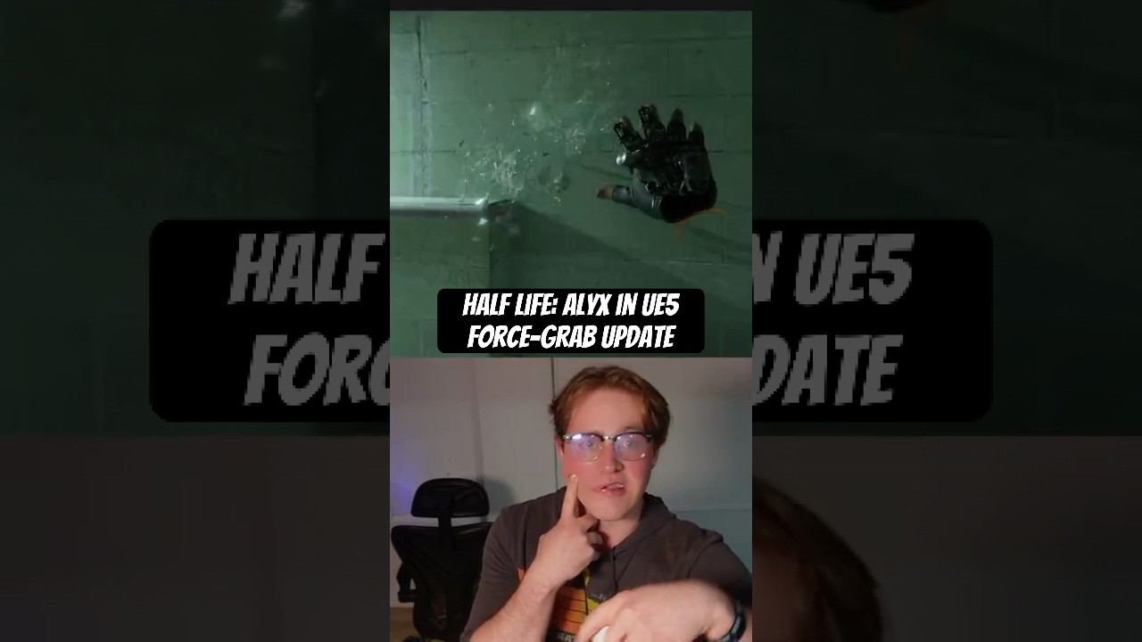 Working on VR Force Grab | Half Life: Alex in UE5 