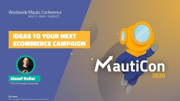 MautiCon 2020 - József Keller talks about ideas for your next eCommerce campaign