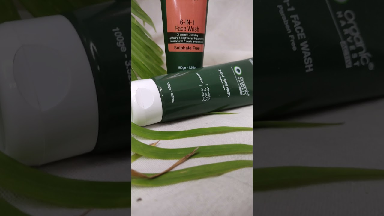Organic Harvest Face Wash to Exfoliates,  deep cleanses & brightens the skin | Ft. Krystal