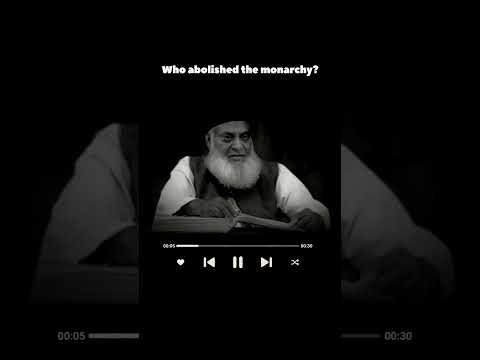 Who abolished the monarchy by dr israr Ahmed #deen #iran #muslim