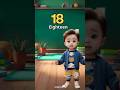 Learn the numbers 🔢 | 11 to 20 🤩 Little boy 👶|  #shorts#youtubeshorts#viral#trending#funny#reels 660