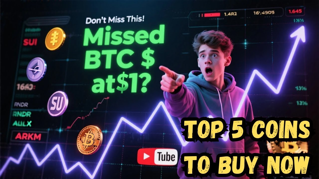 Top 5 Altcoins to Explode in 2025 🚀 | Missed BTC at $1? Don’t Miss ...