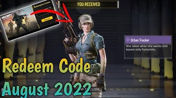 August 2022 Redeem Code Codm | Today Redeem Code Codm | New Redeem Code Codm 2022