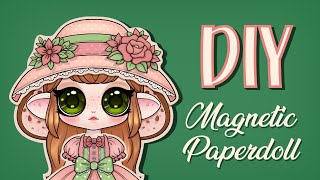 DIY Magnetic Paper Doll Book | Dora Dress_Up Tutorial 🌸