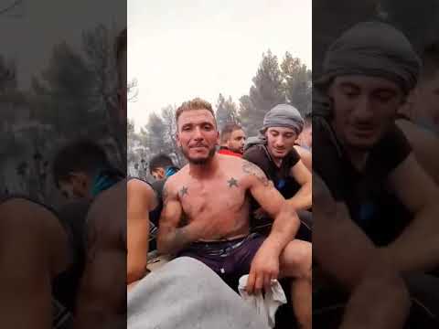 دجدجي بطل من ابطال خنشلة الاحرار يطفؤون الحرائق و يقولكم هذي تحية ل 58 ولاية   